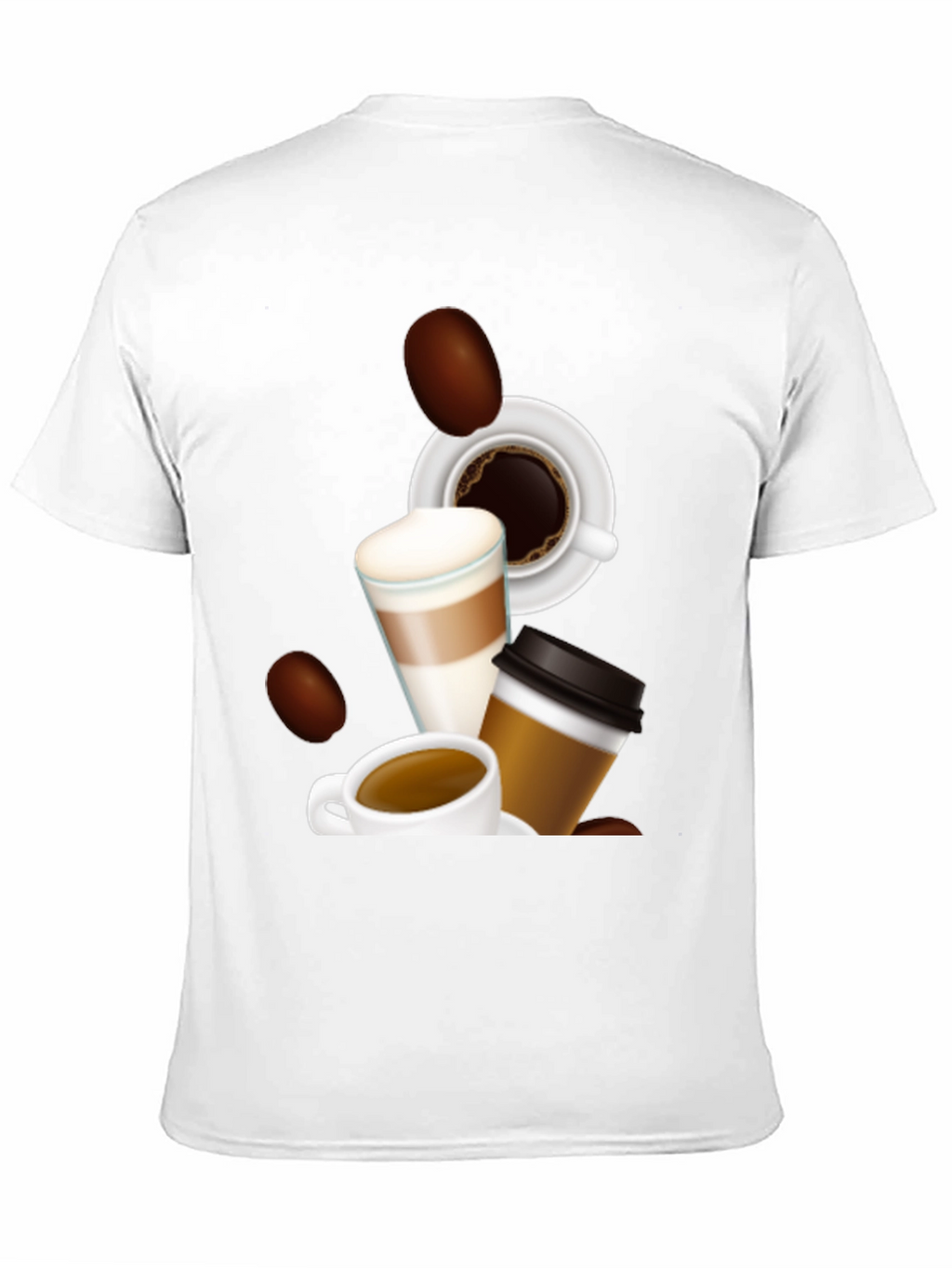 Coffee Lovers Graphic T-Shirt - Black