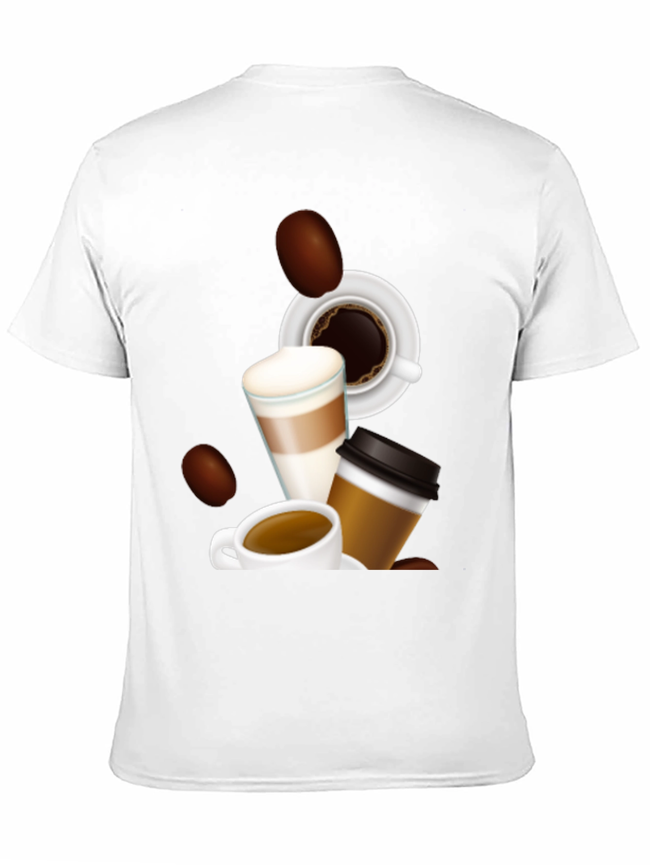 Coffee Lovers Graphic T-Shirt - Black