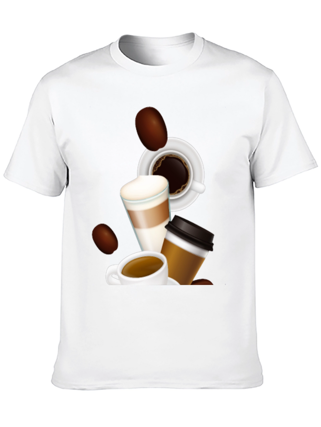 Coffee Lovers Graphic T-Shirt - Black