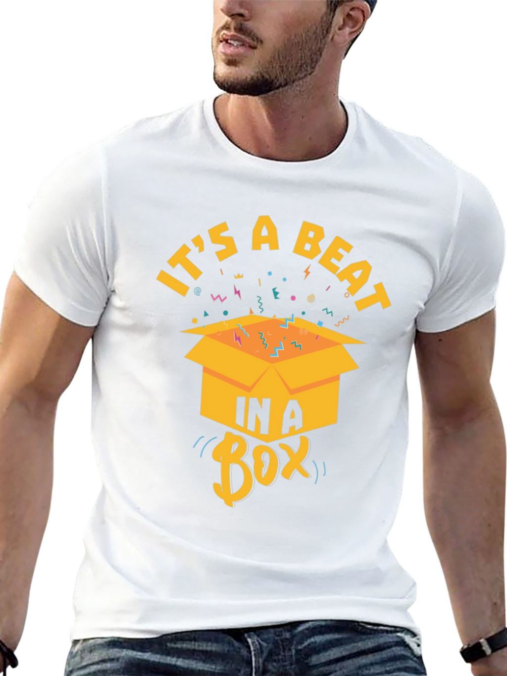 Its A Beat In A Box Mens Graphic Tee