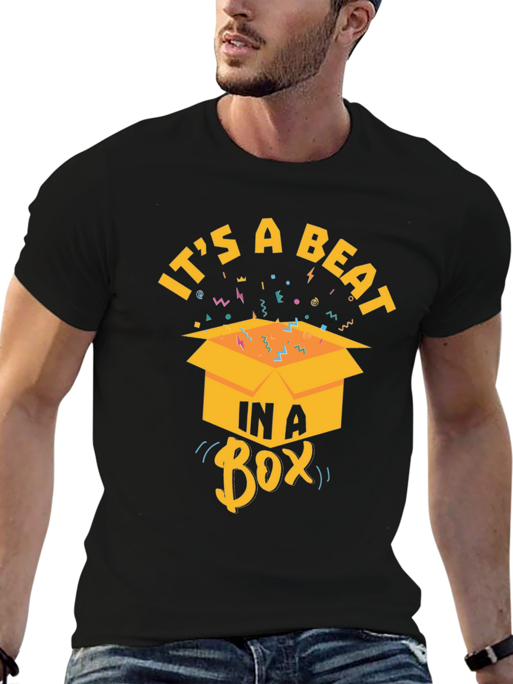 Its A Beat In A Box Mens Graphic Tee