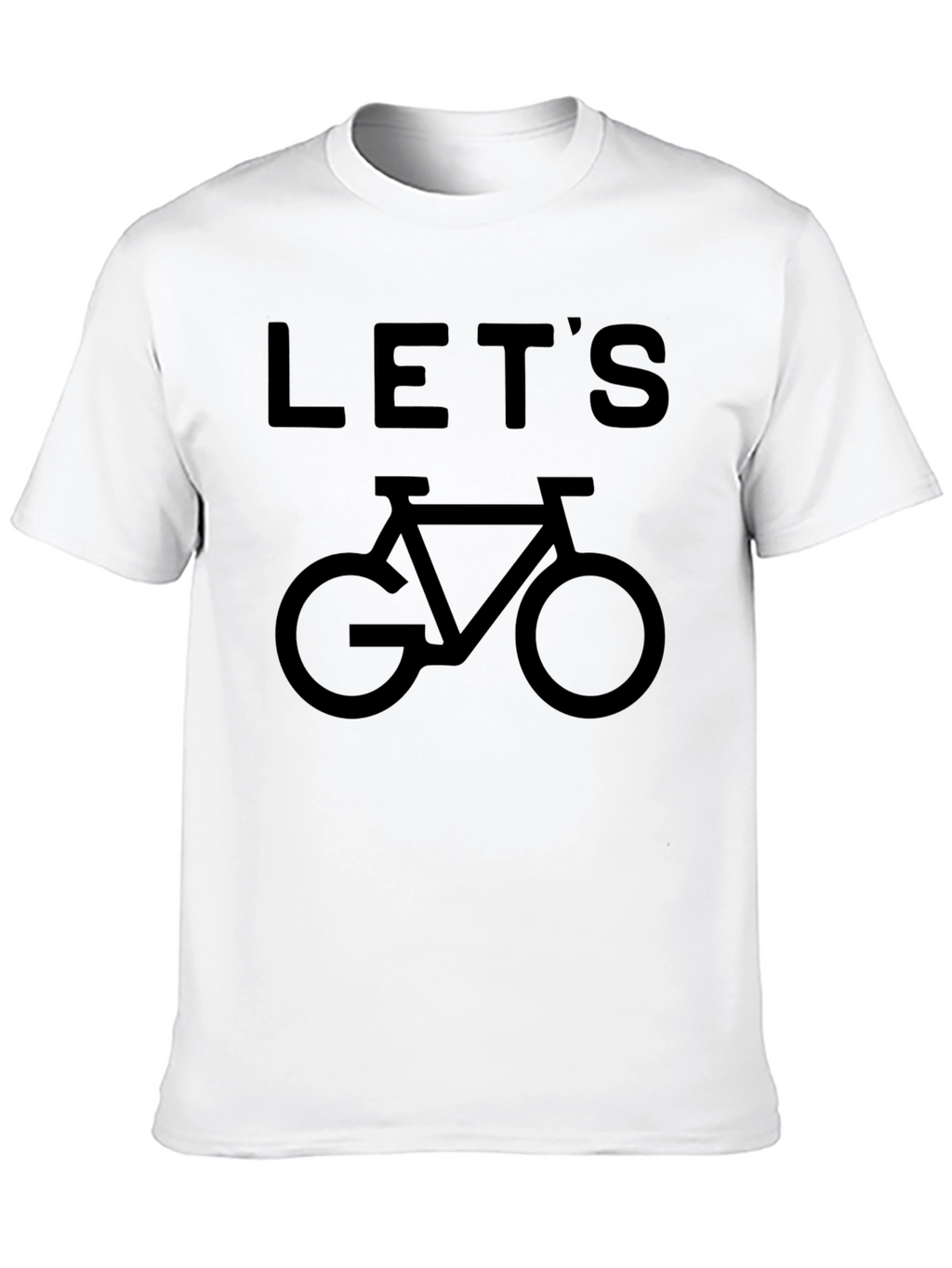 Lets Go Biking! Black Graphic Tee