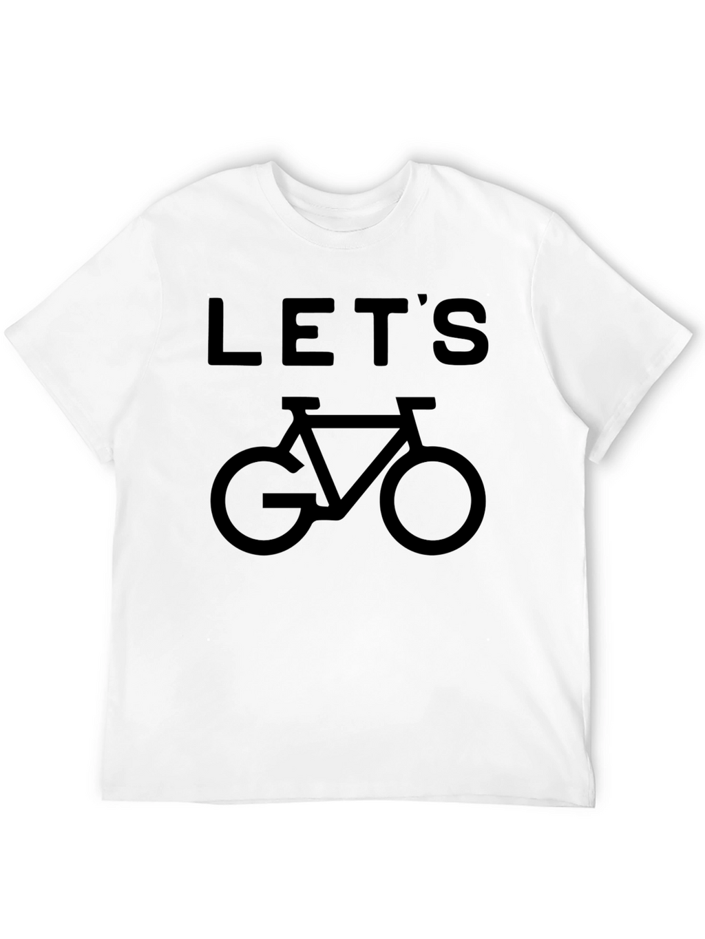 Lets Go Biking! Black Graphic Tee