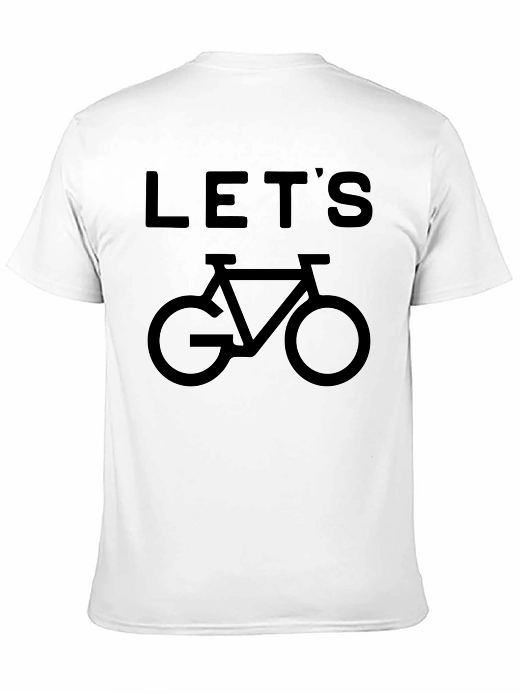 Lets Go Biking! Black Graphic Tee