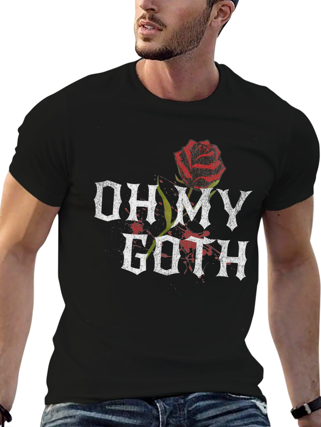 Oh My Goth Black Graphic Tee