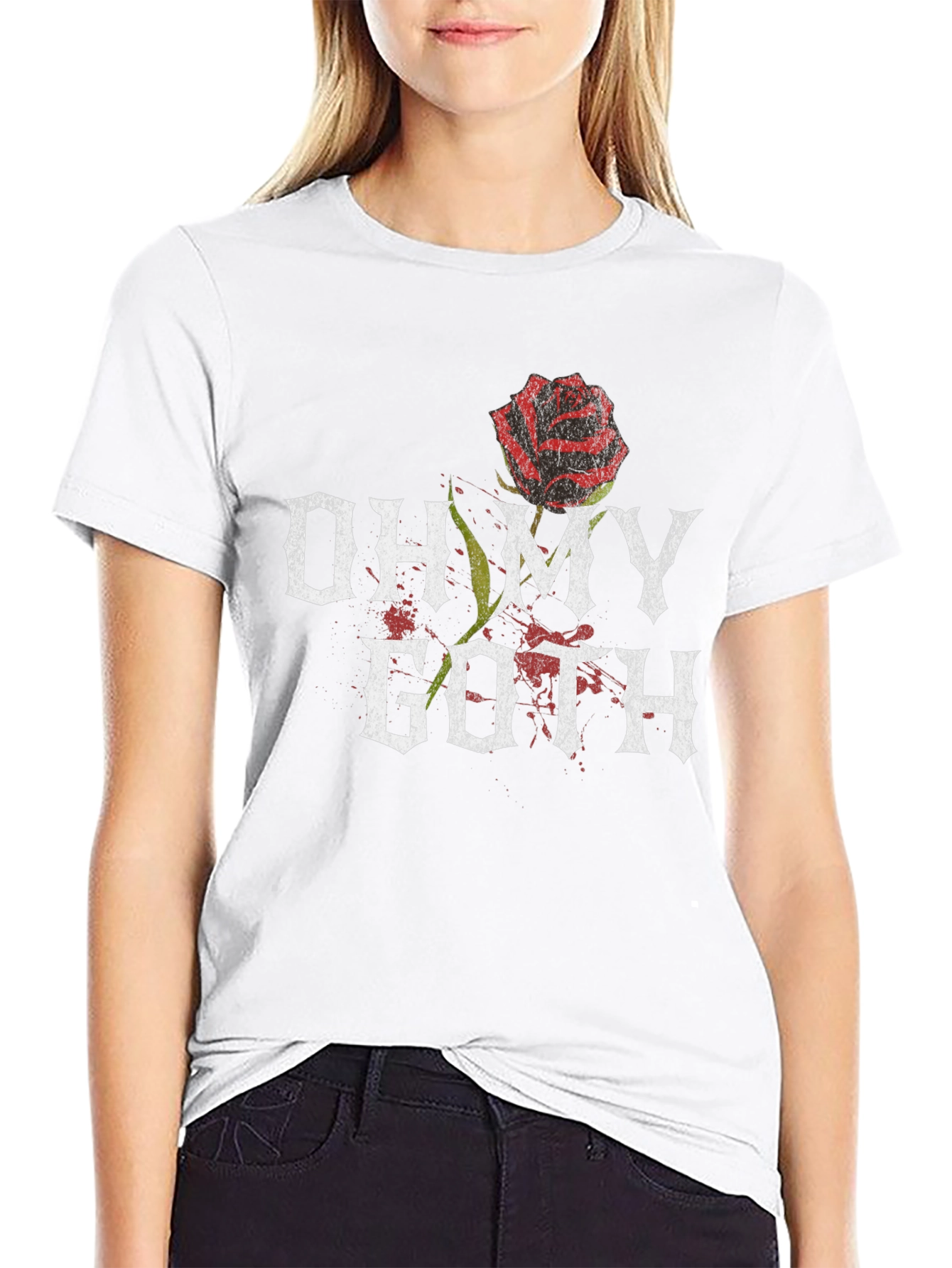 Oh My Goth Black Graphic Tee