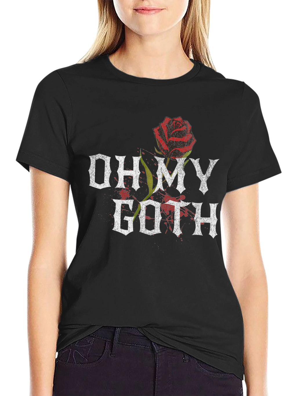 Oh My Goth Black Graphic Tee