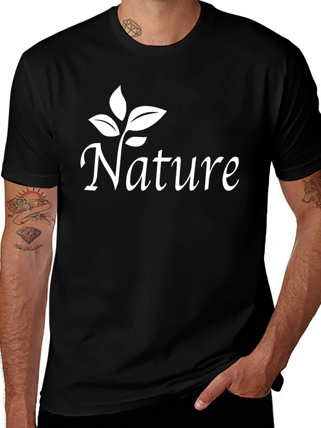 Nature Graphic Tee - Eco Friendly Casual Wear