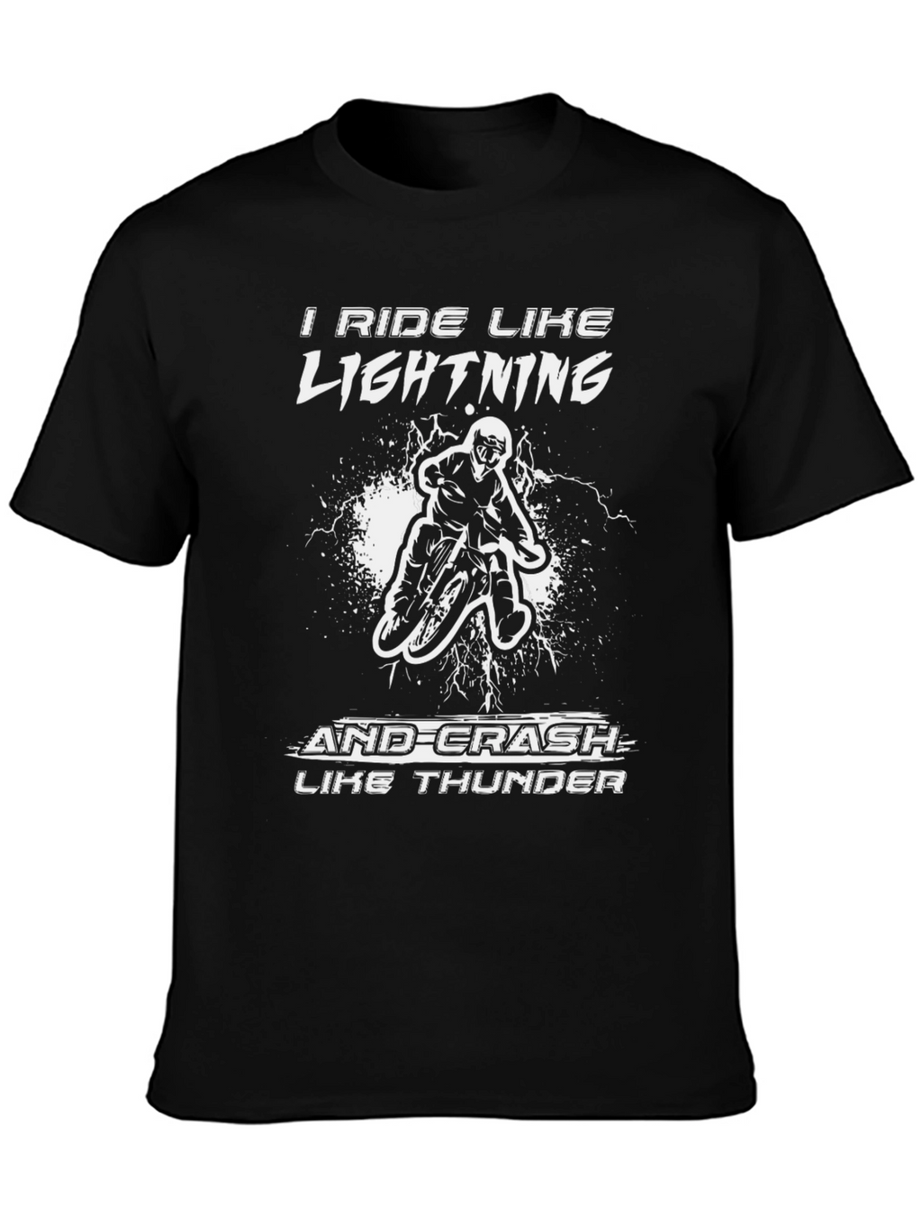 I Ride Like Lightning Biker T-Shirt
