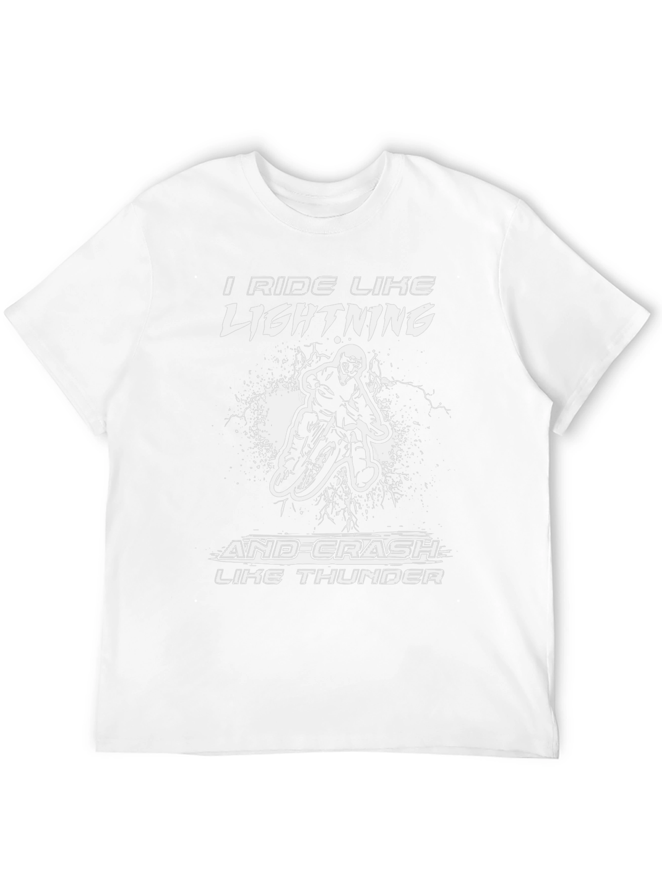 I Ride Like Lightning Biker T-Shirt
