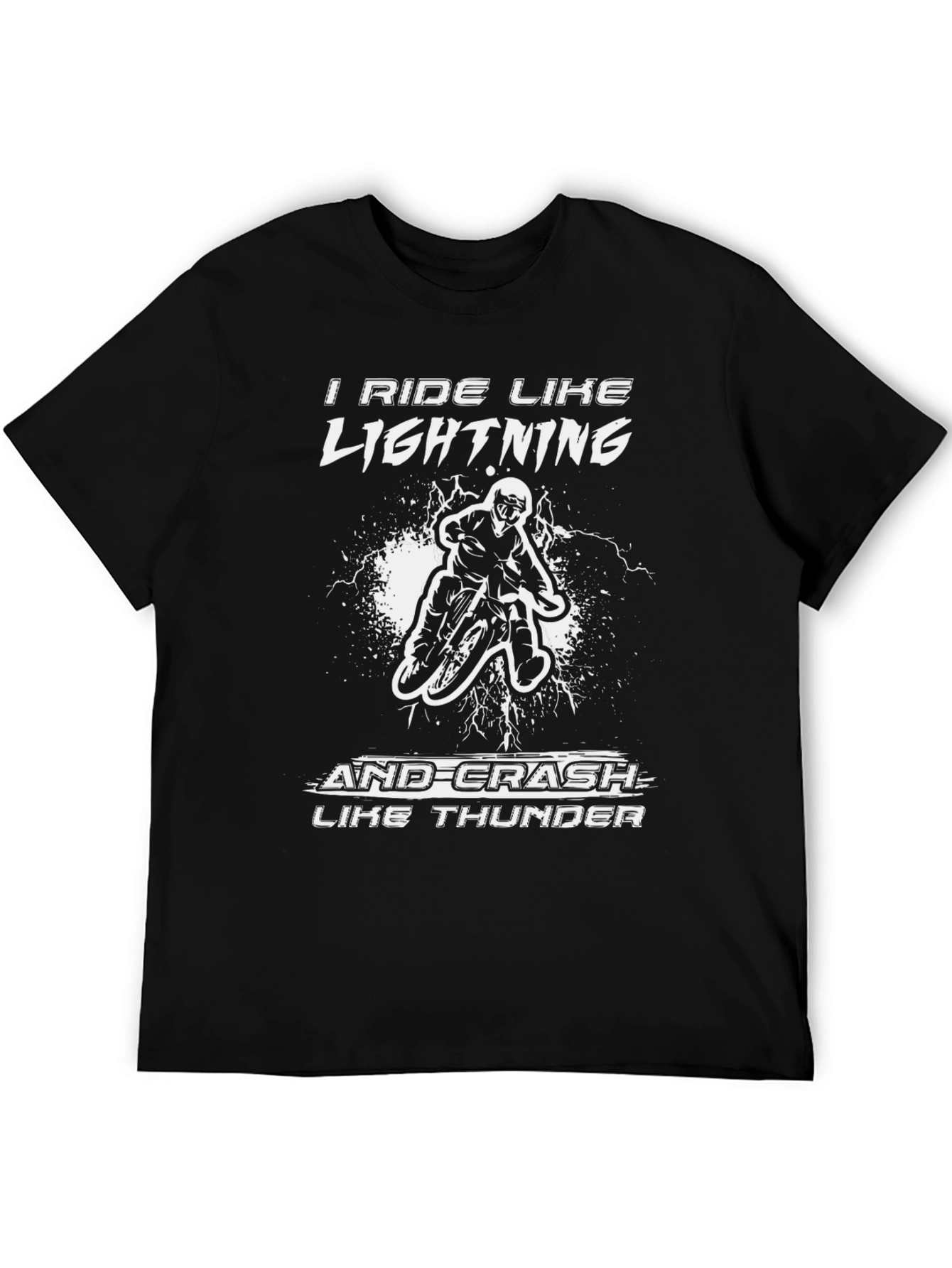 I Ride Like Lightning Biker T-Shirt