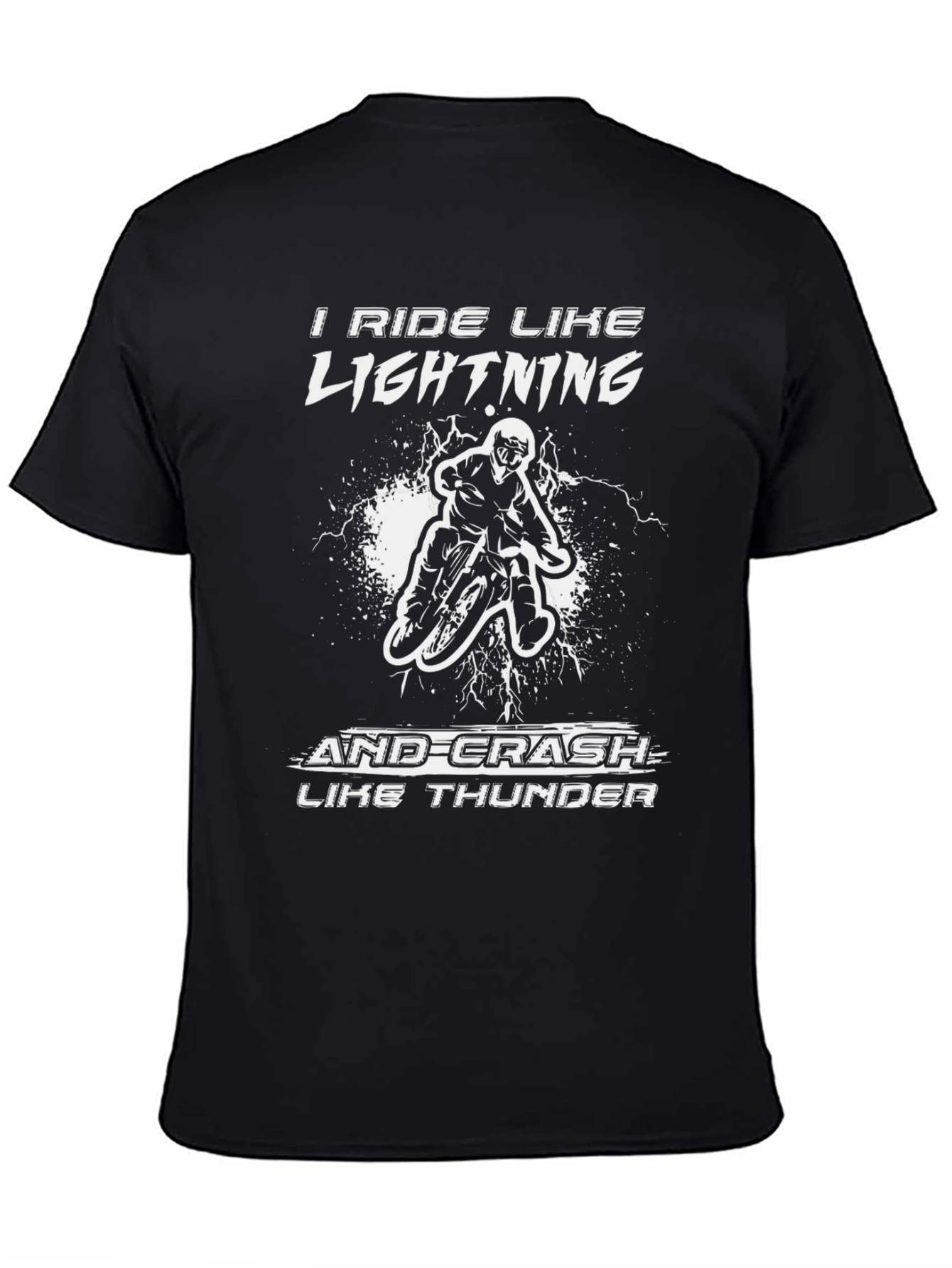I Ride Like Lightning Biker T-Shirt