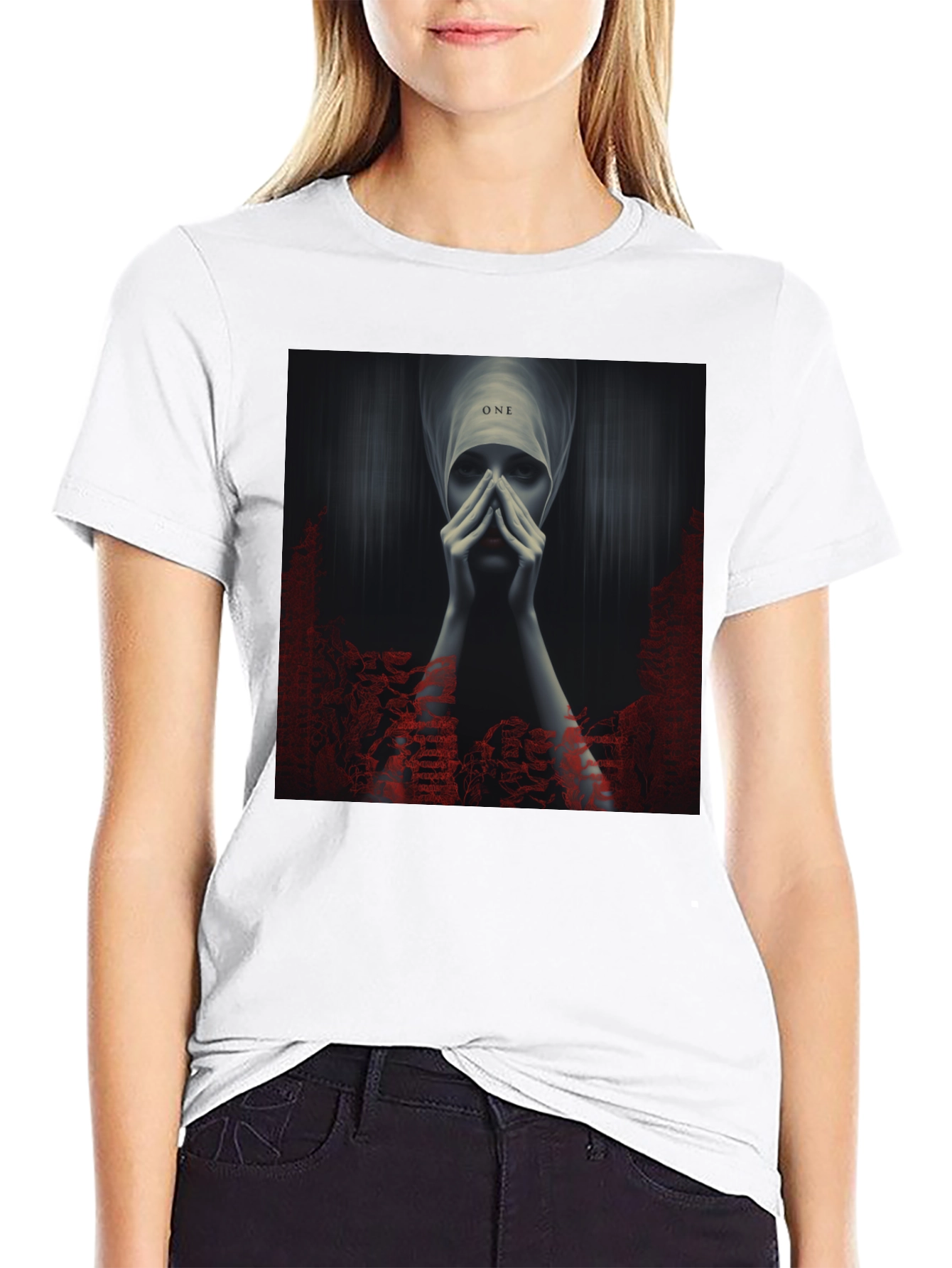 Mystic Woman Graphic Tee - Black