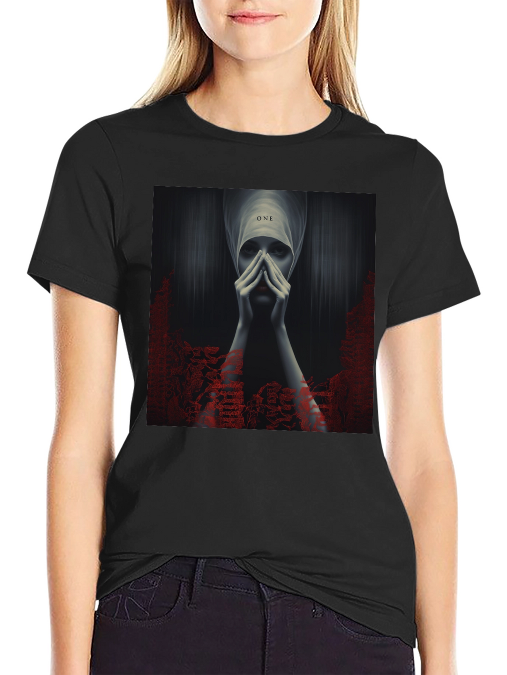 Mystic Woman Graphic Tee - Black