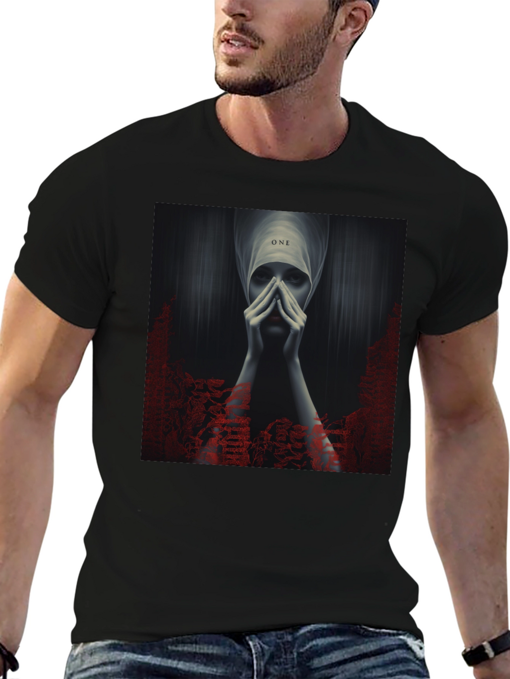 Mystic Woman Graphic Tee - Black