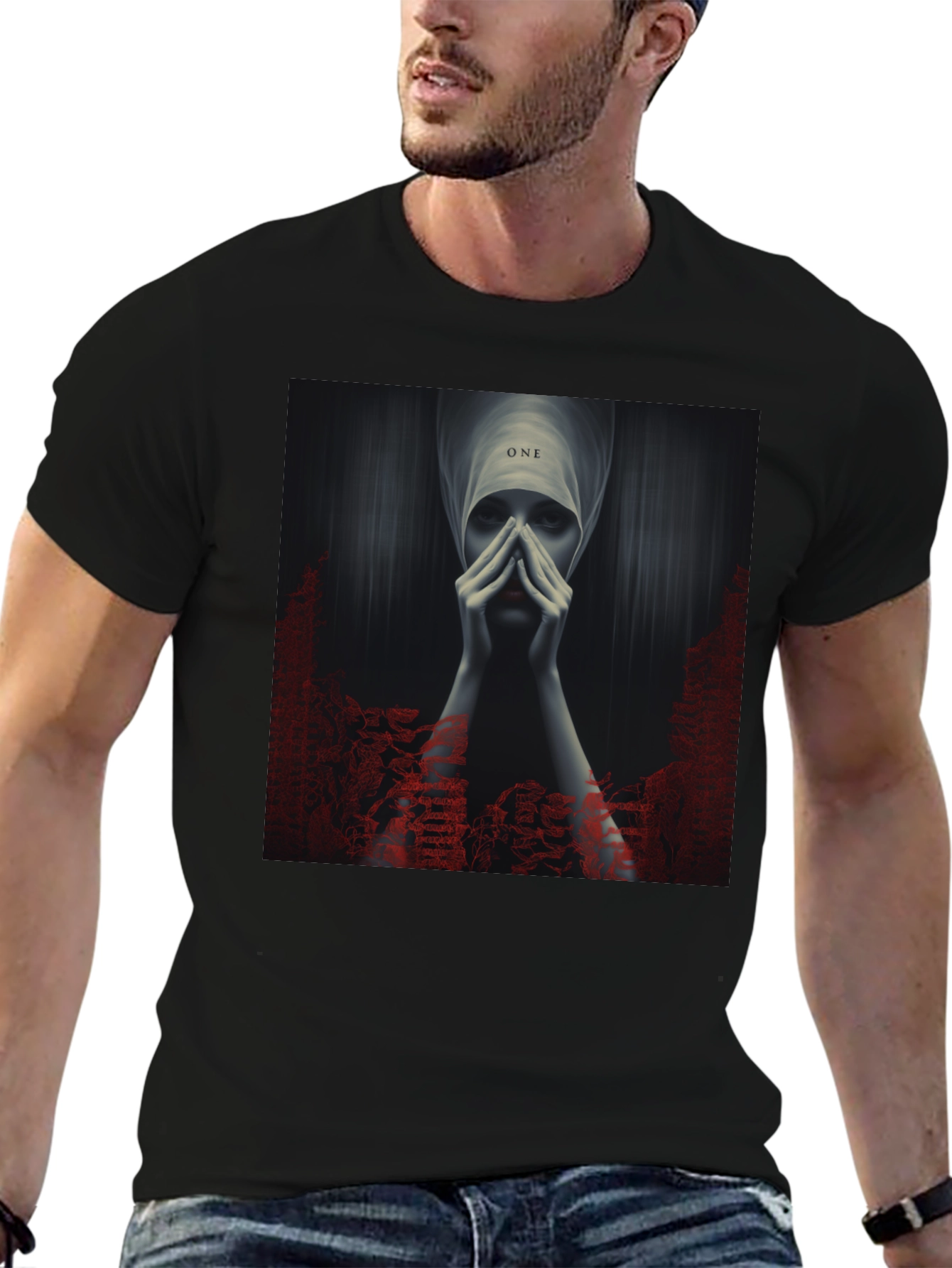 Mystic Woman Graphic Tee - Black