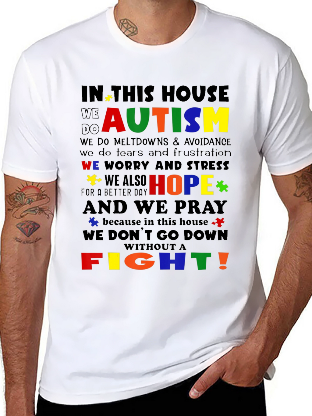 Autism Awareness T-Shirt - In This House