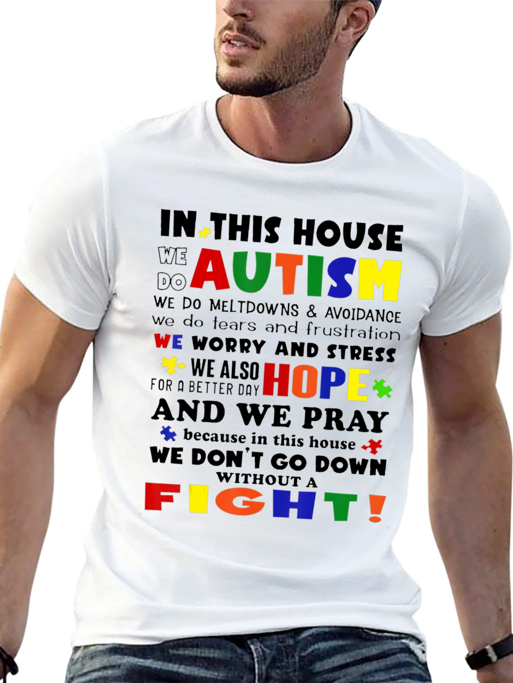 Autism Awareness T-Shirt - In This House
