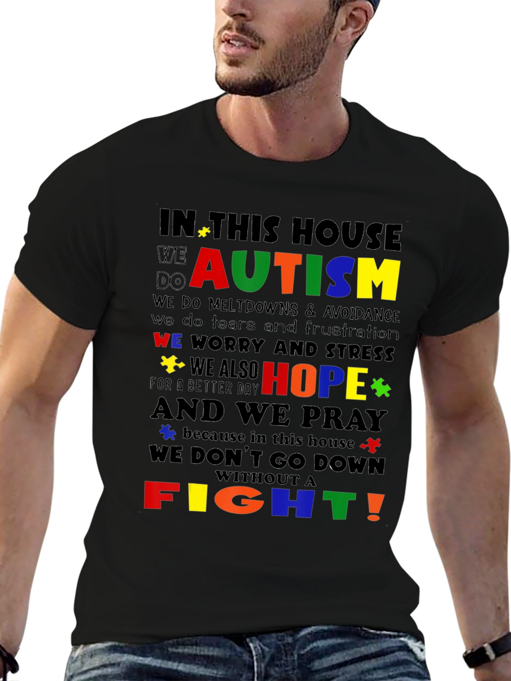Autism Awareness T-Shirt - In This House