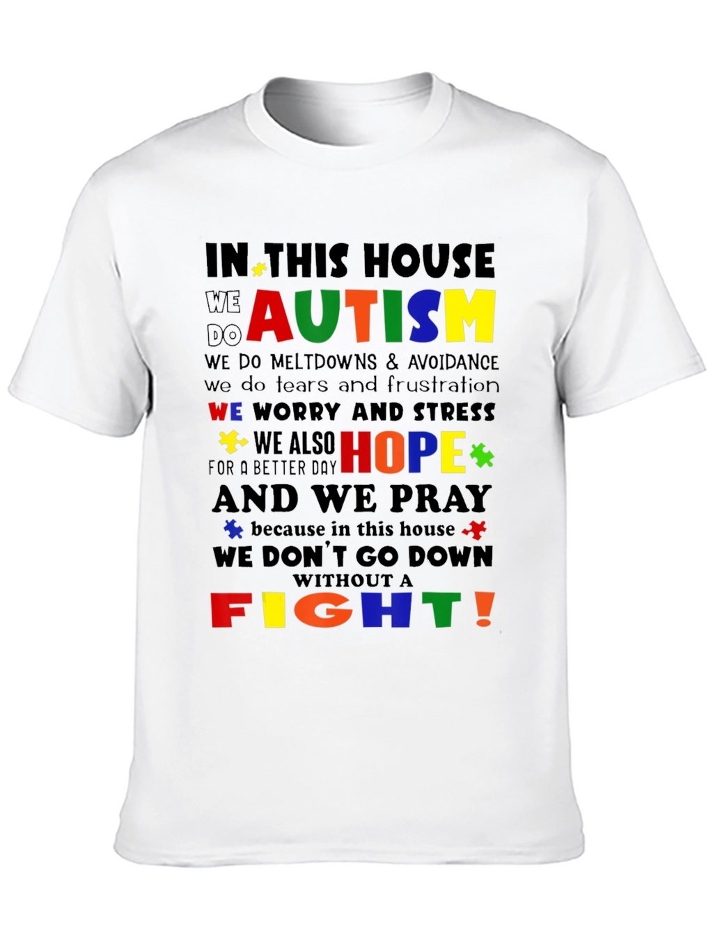 Autism Awareness T-Shirt - In This House