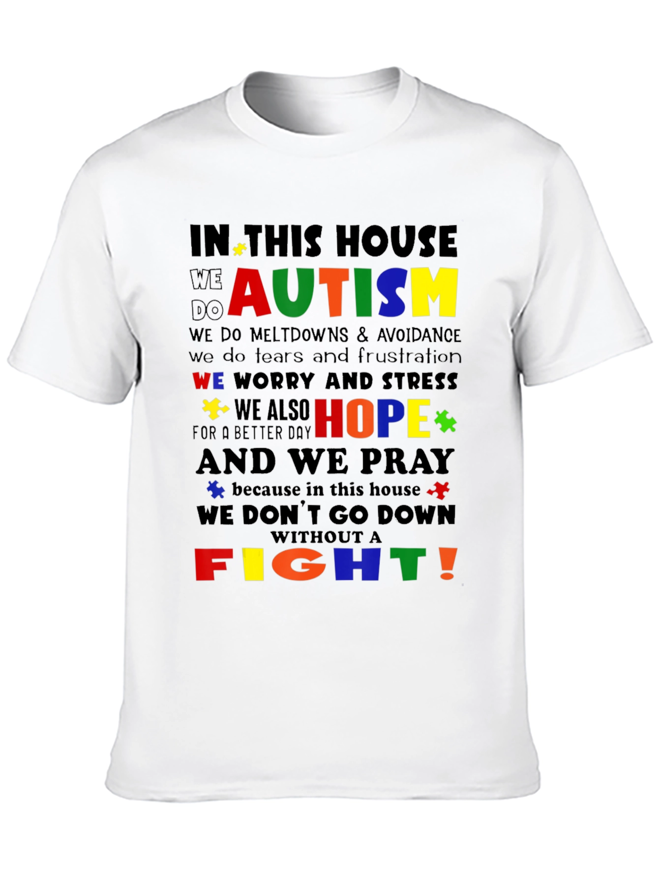 Autism Awareness T-Shirt - In This House