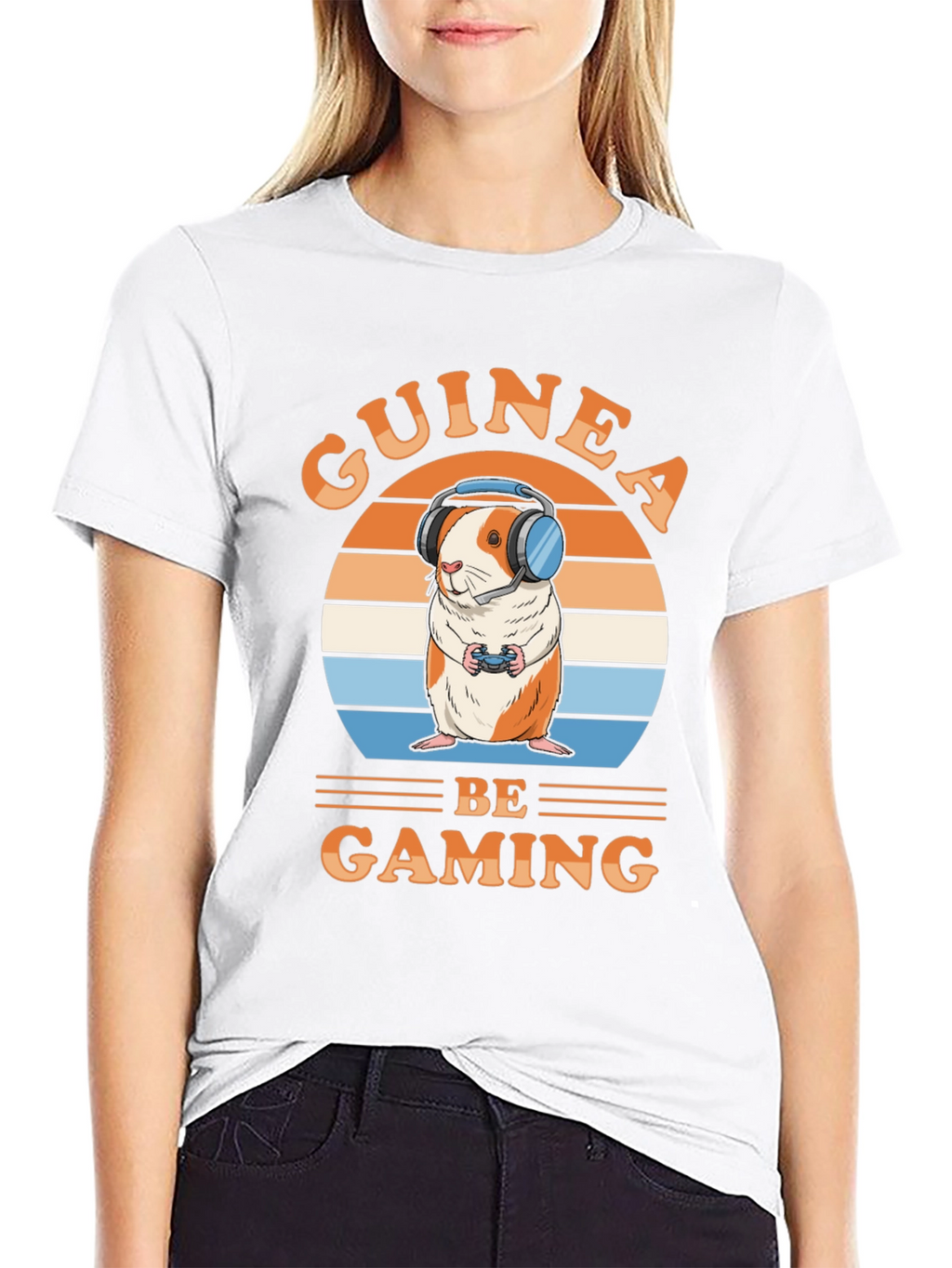 Guinea Pig Gamer T-Shirt - Guinea Be Gaming