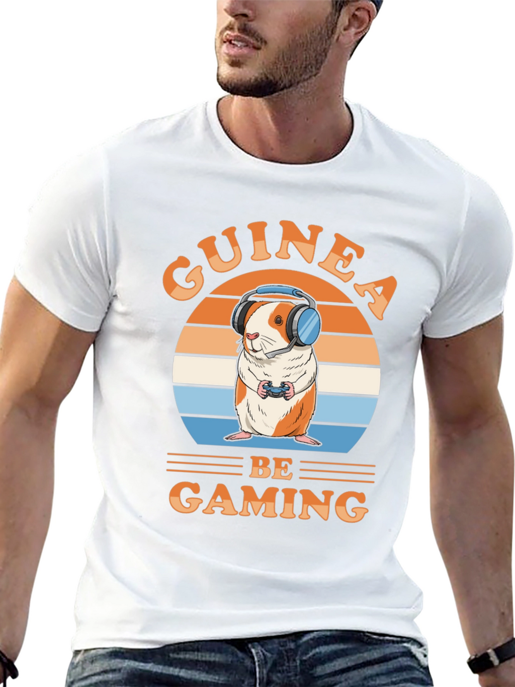 Guinea Pig Gamer T-Shirt - Guinea Be Gaming