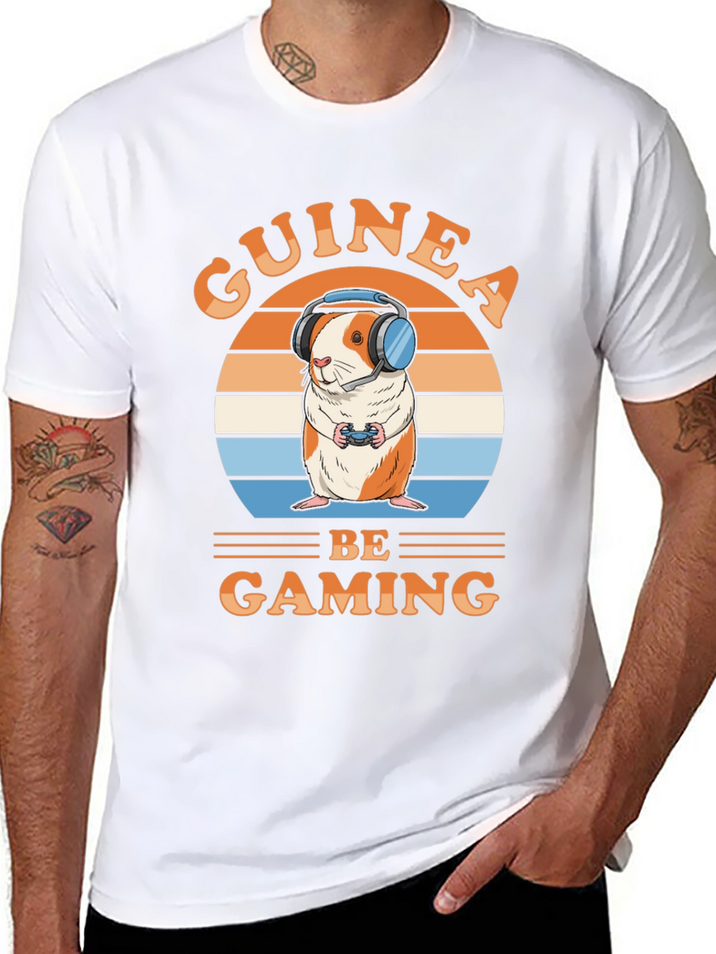 Guinea Pig Gamer T-Shirt - Guinea Be Gaming