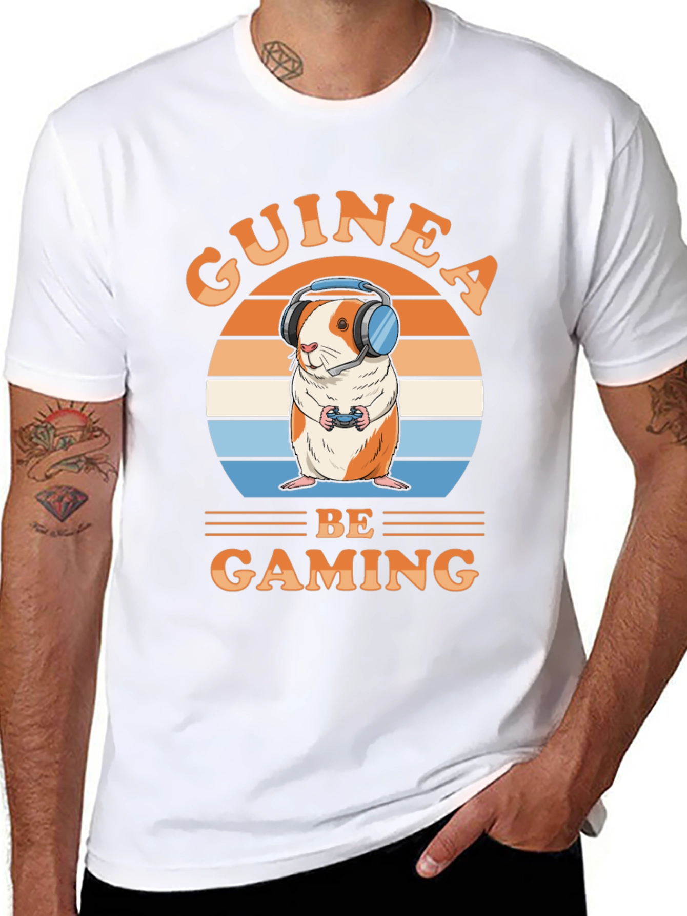 Guinea Pig Gamer T-Shirt - Guinea Be Gaming