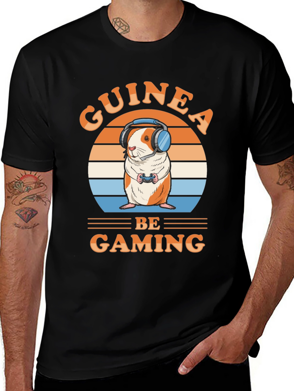 Guinea Pig Gamer T-Shirt - Guinea Be Gaming