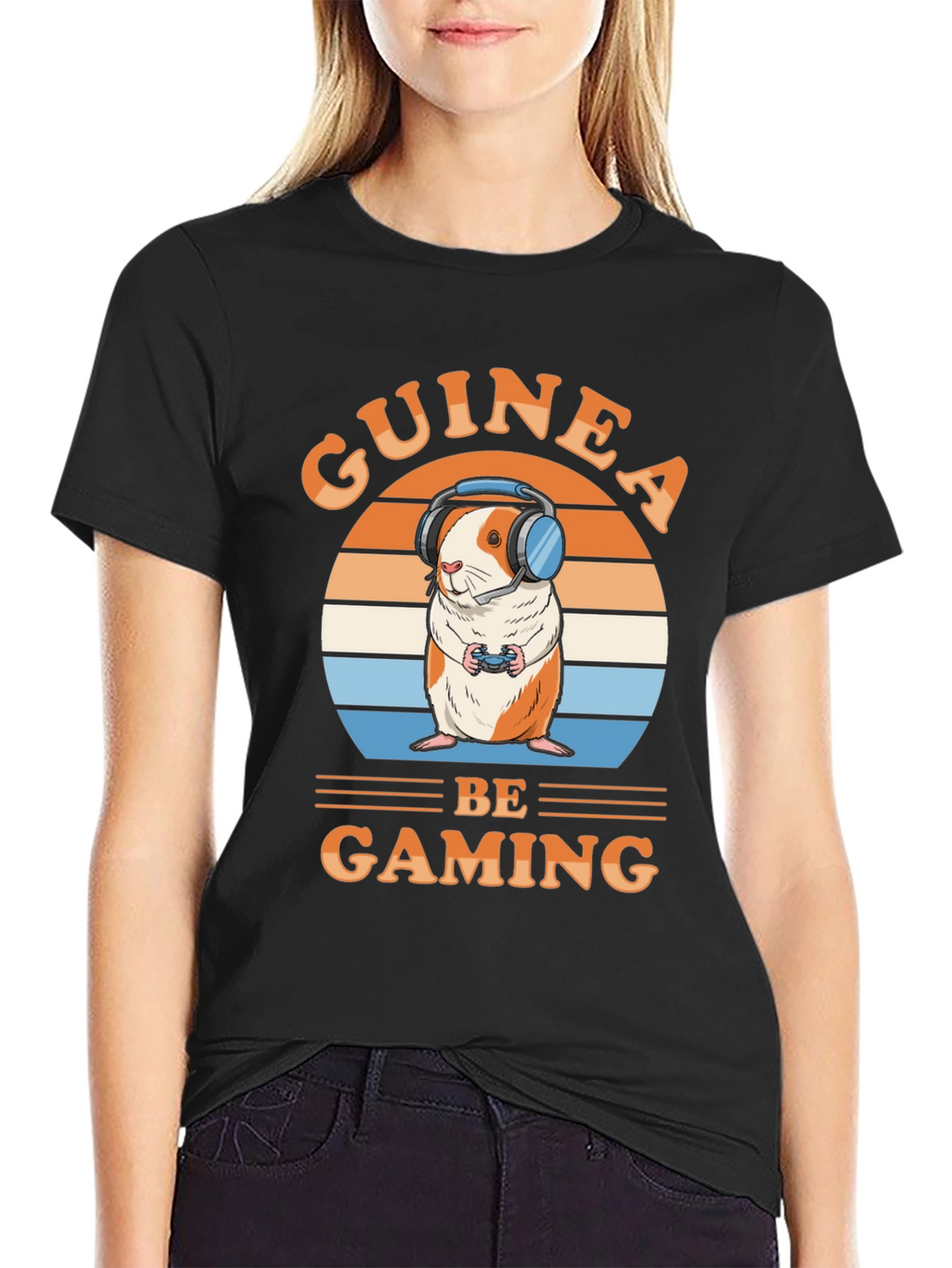 Guinea Pig Gamer T-Shirt - Guinea Be Gaming