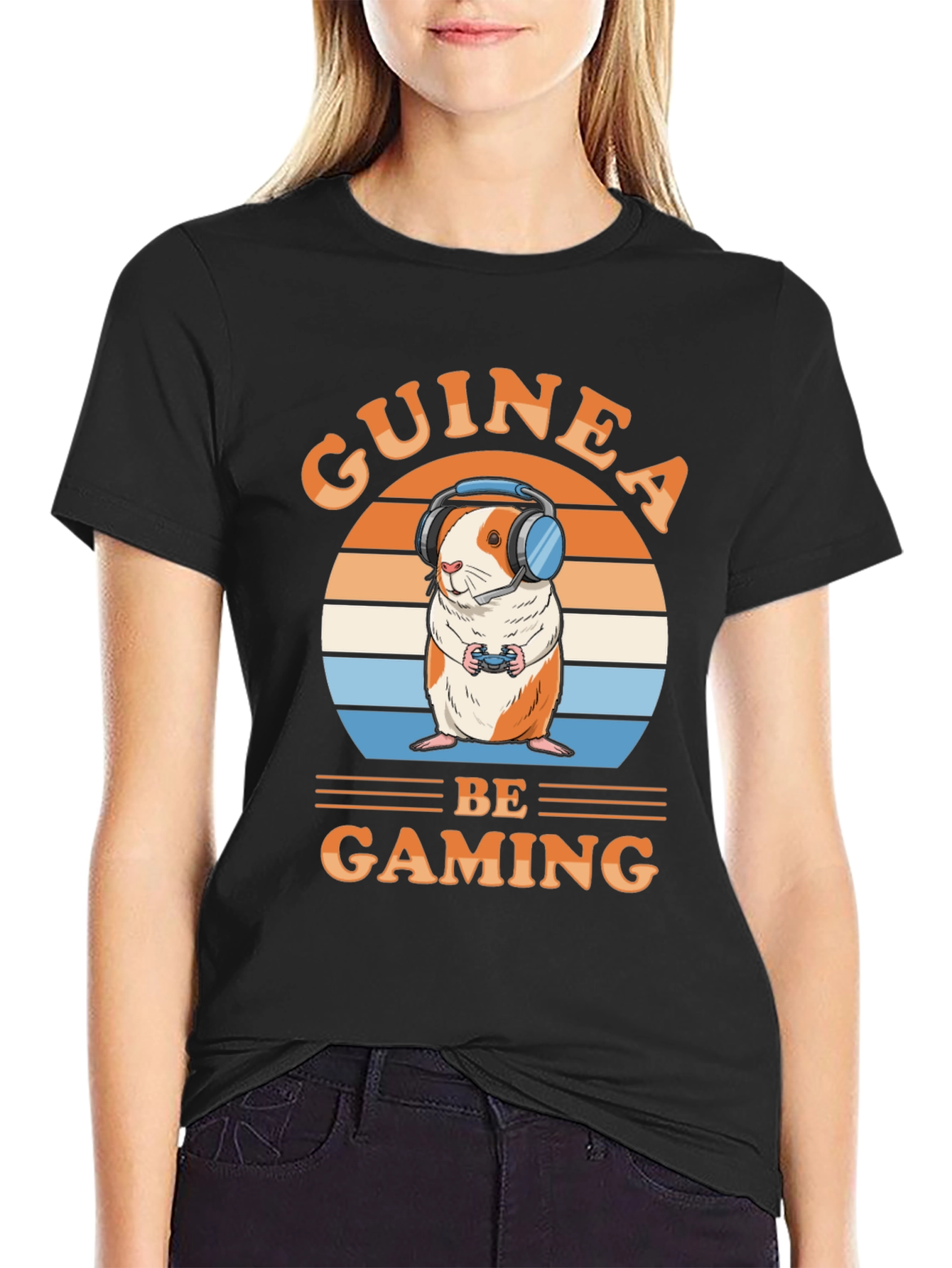 Guinea Pig Gamer T-Shirt - Guinea Be Gaming