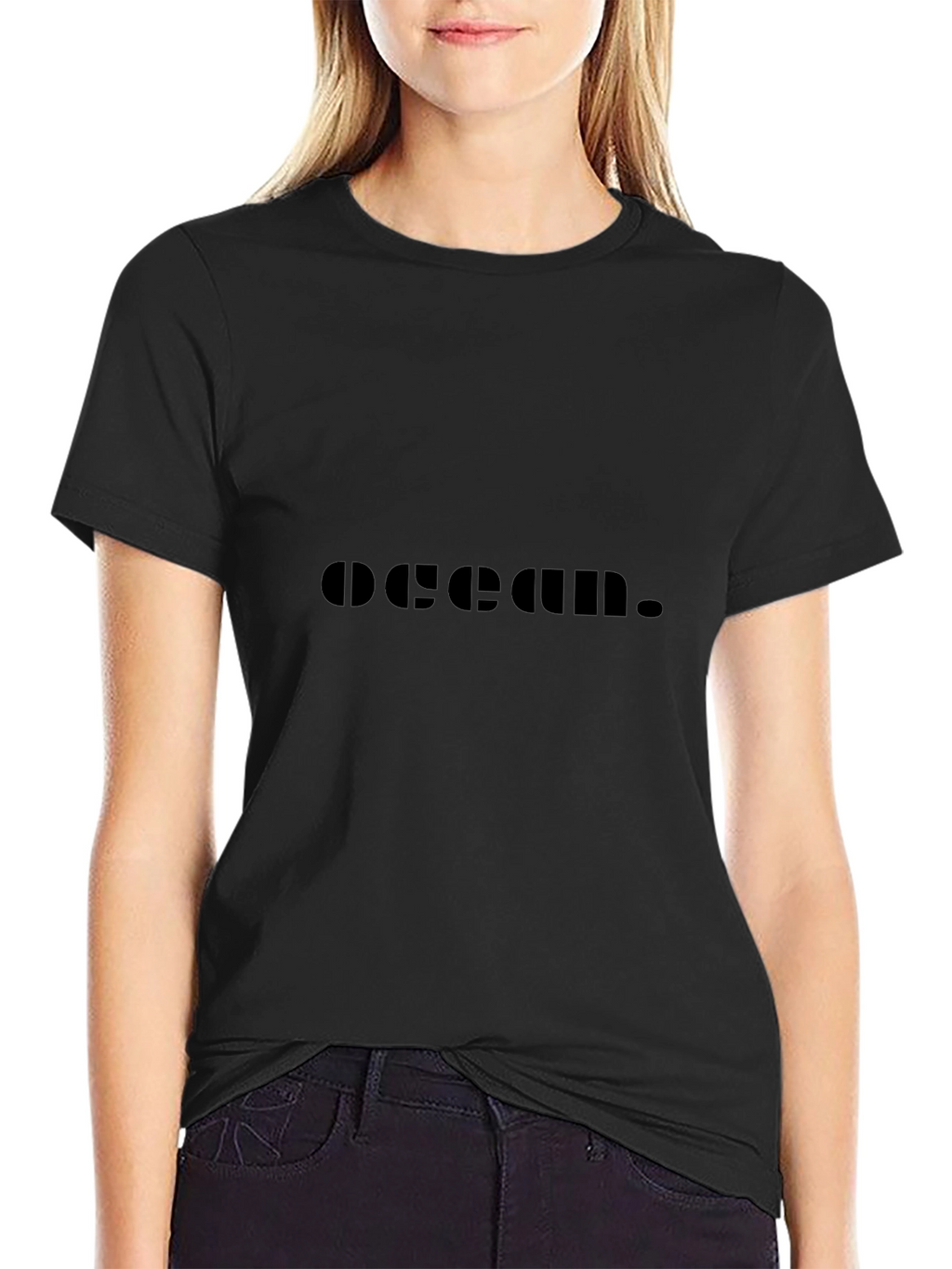 Ocean Black T-Shirt - Stylish & Comfortable