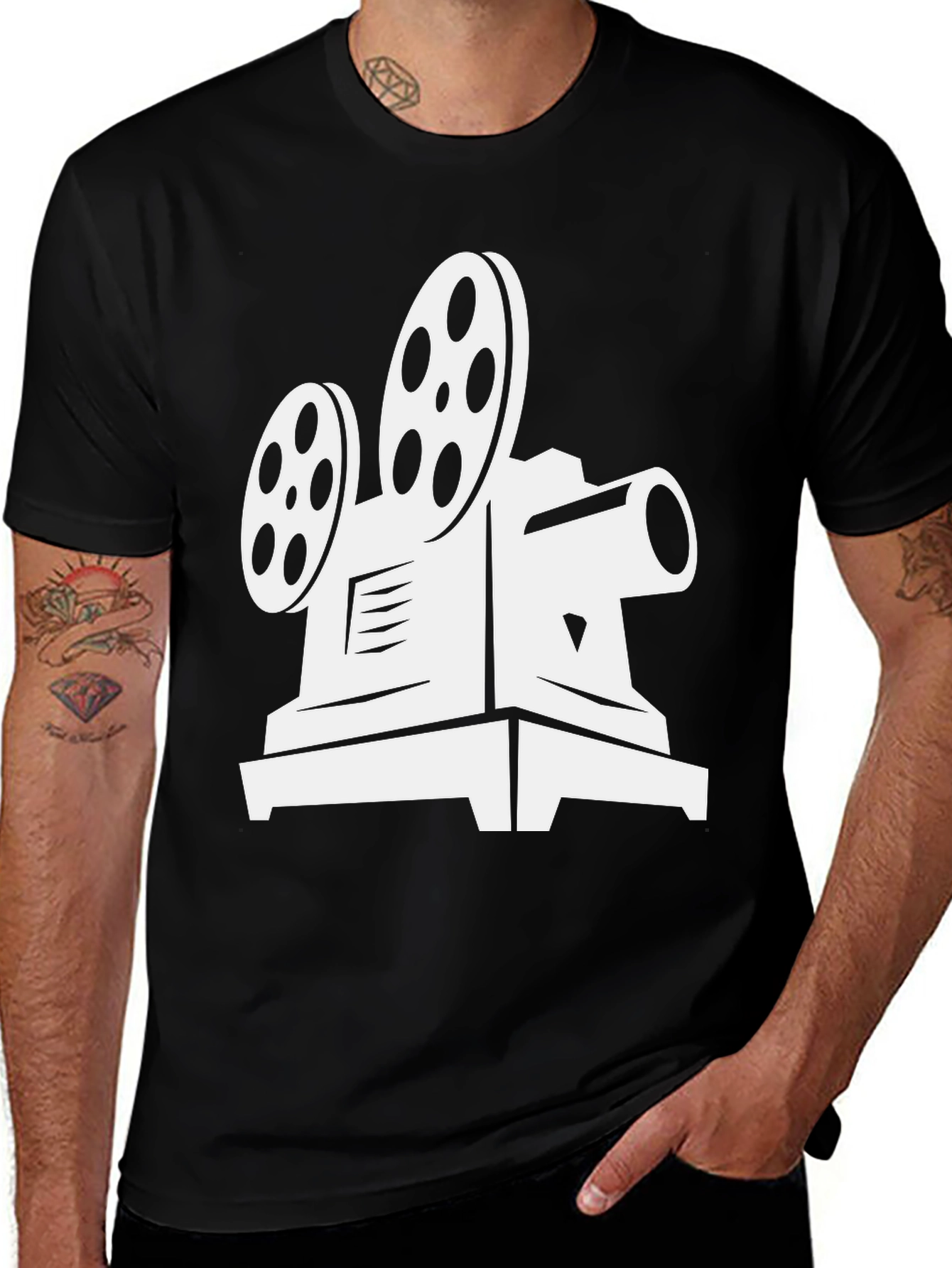 Classic Film Projector Graphic Tee