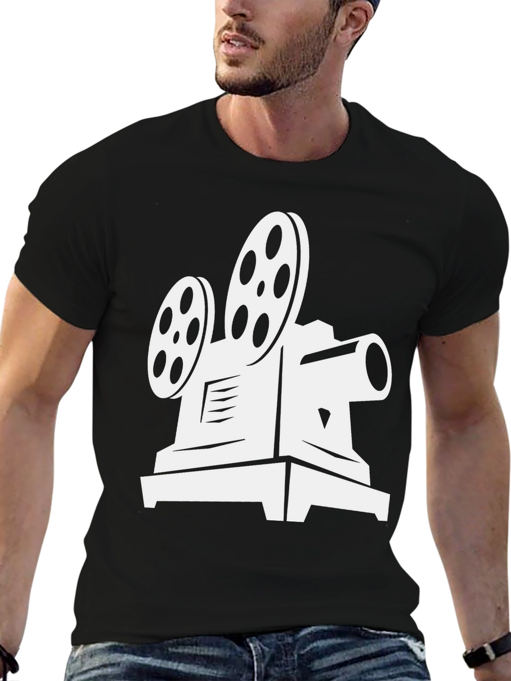 Classic Film Projector Graphic Tee