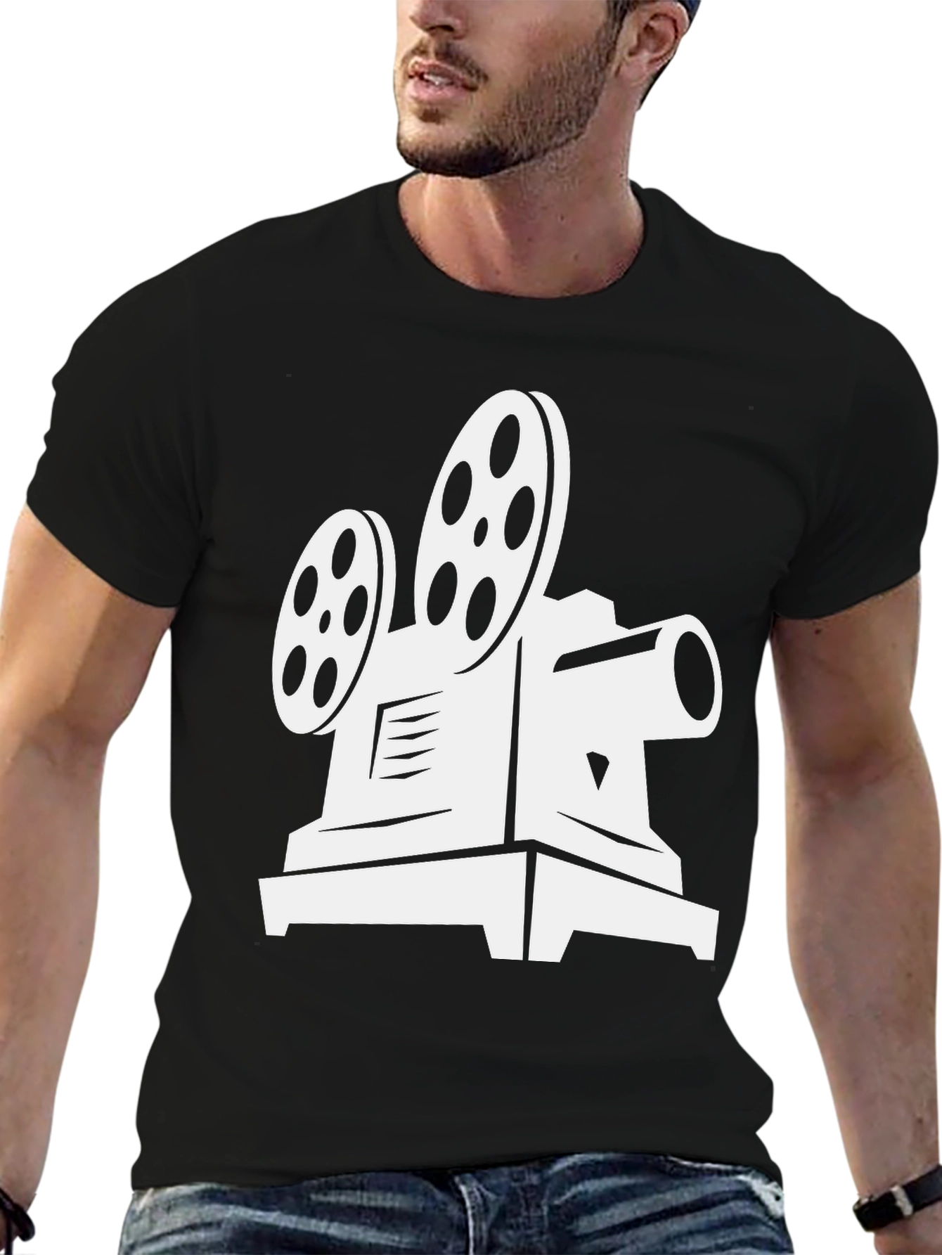 Classic Film Projector Graphic Tee
