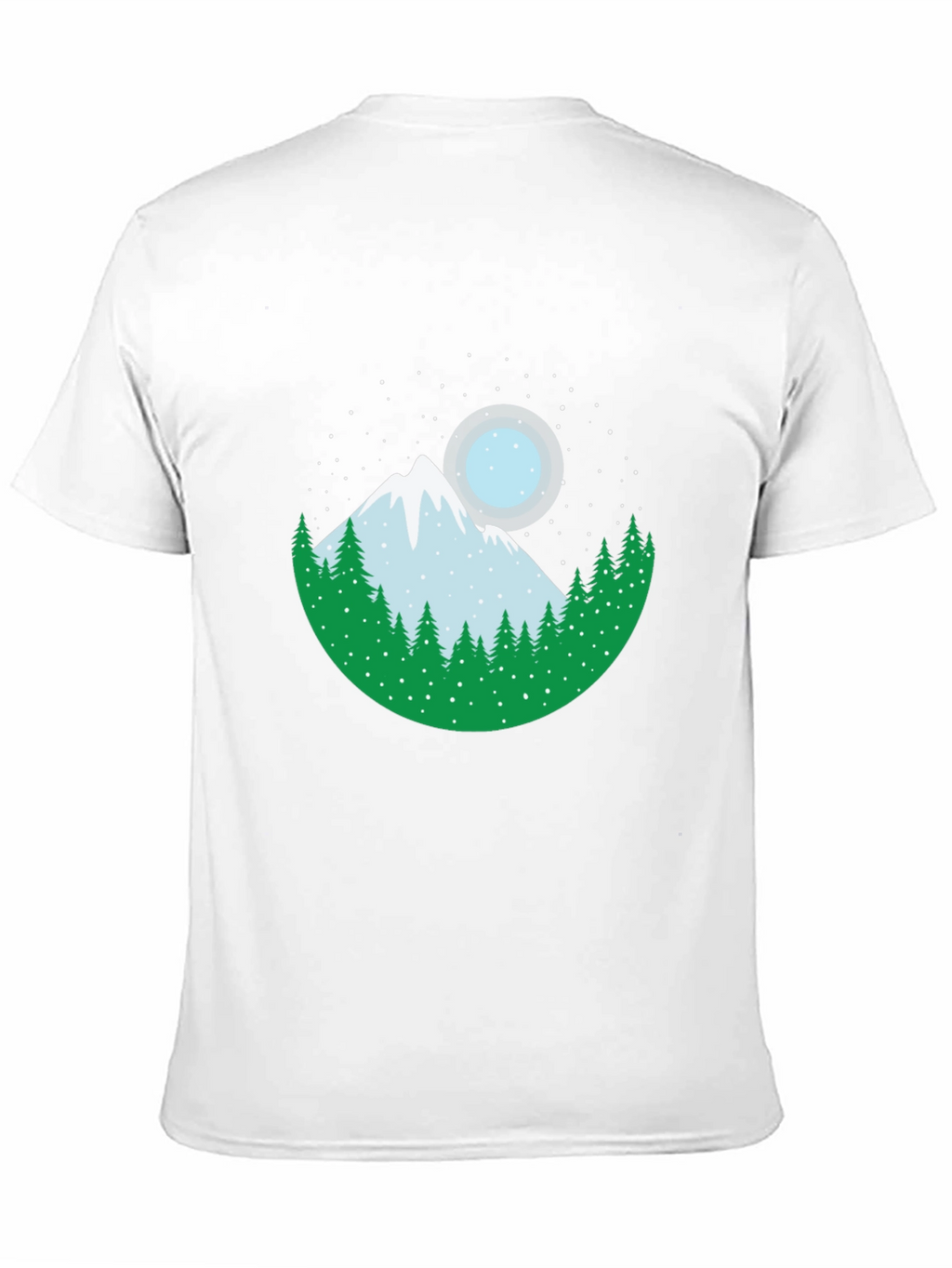 Mountain & Moon Graphic Tee - Black