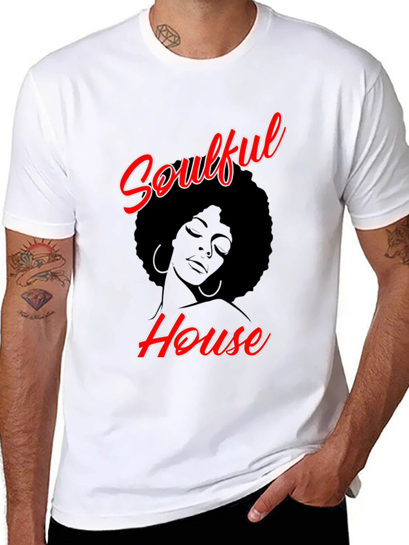 Soulful House Graphic T-Shirt - Trendy & Comfy!