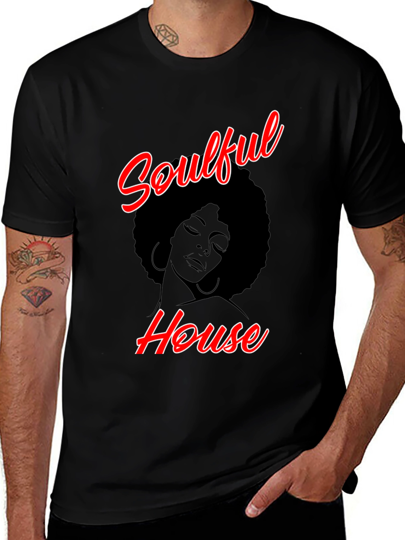 Soulful House Graphic T-Shirt - Trendy & Comfy!