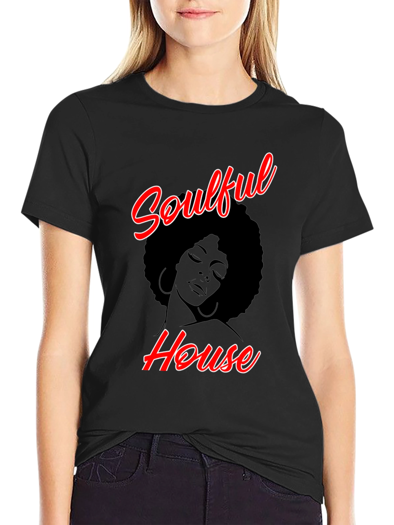 Soulful House Graphic T-Shirt - Trendy & Comfy!