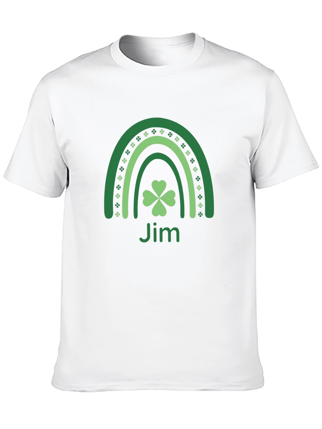 St. Patricks Day Jim Clover Rainbow T-Shirt