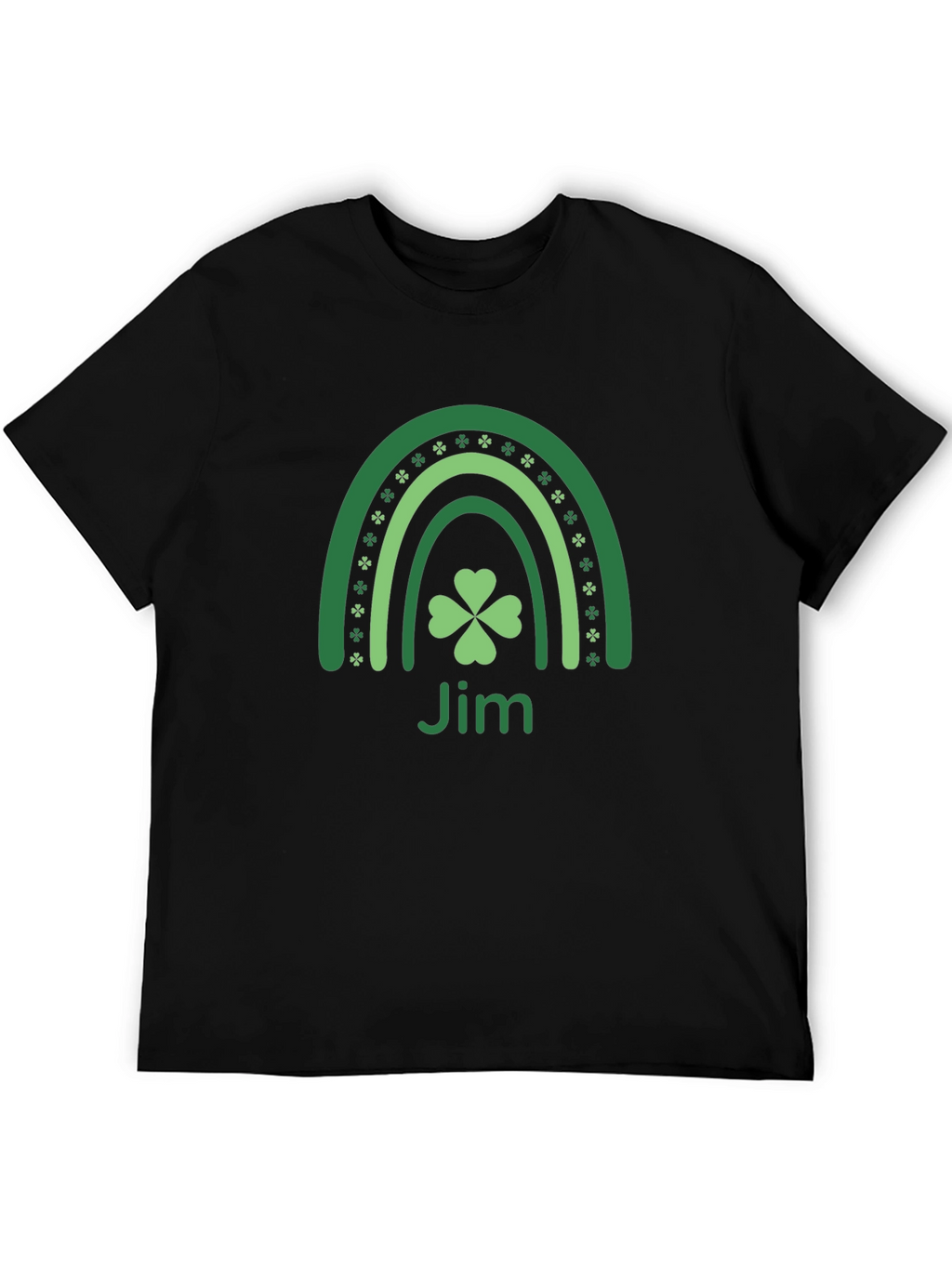 St. Patricks Day Jim Clover Rainbow T-Shirt