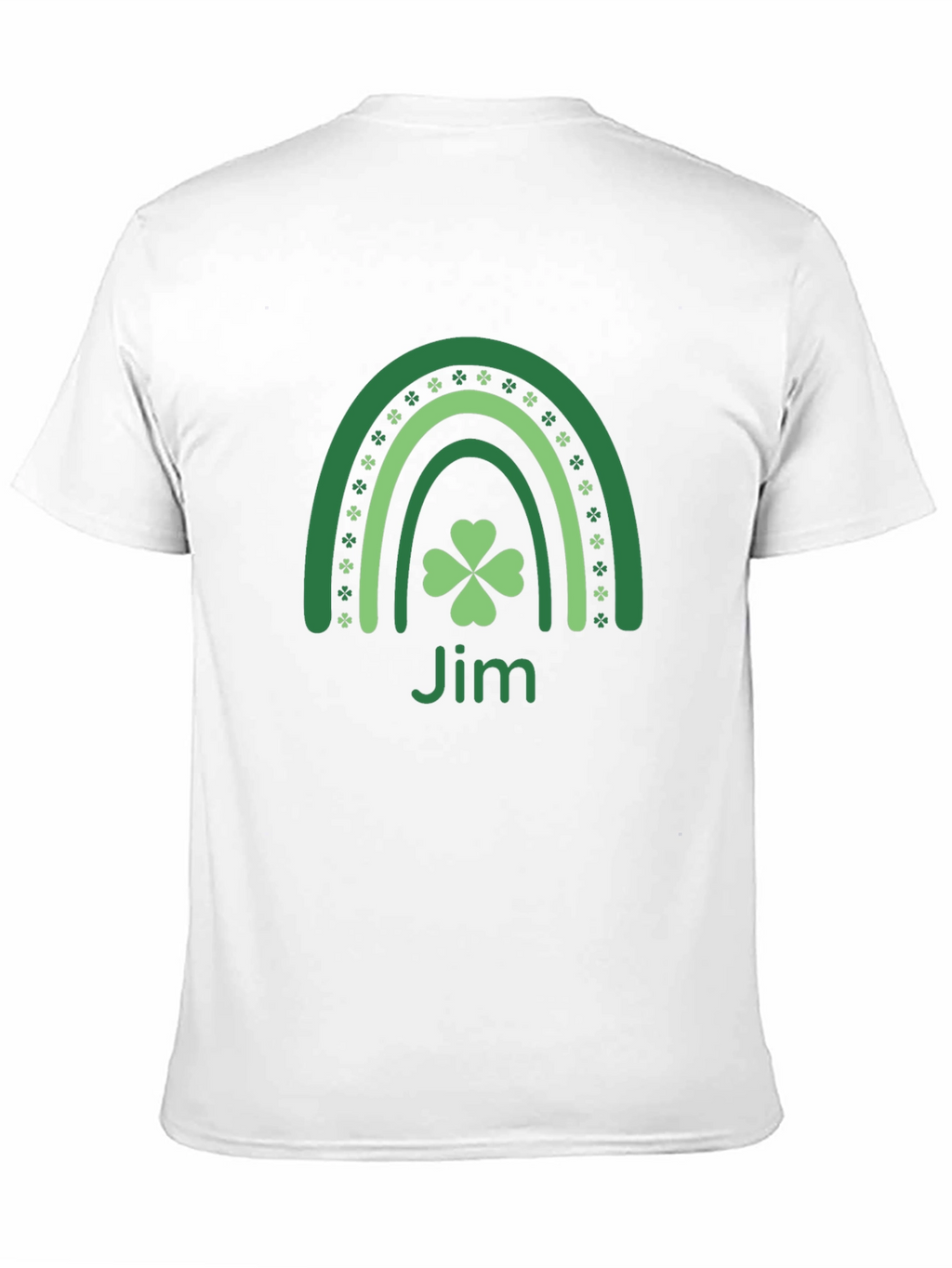 St. Patricks Day Jim Clover Rainbow T-Shirt