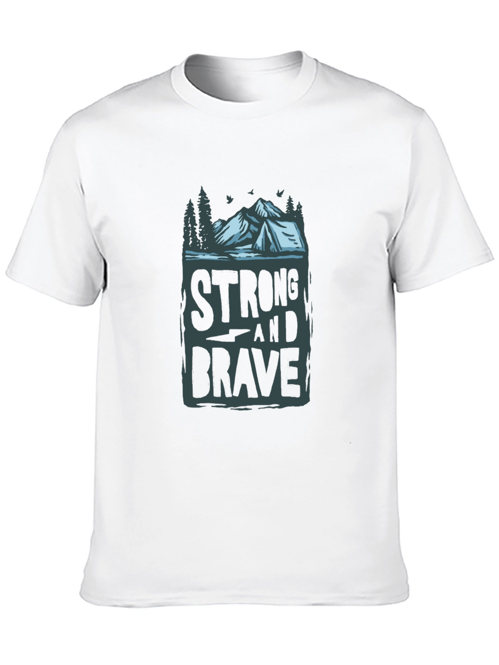Strong & Brave Graphic Tee - Adventure Ready!