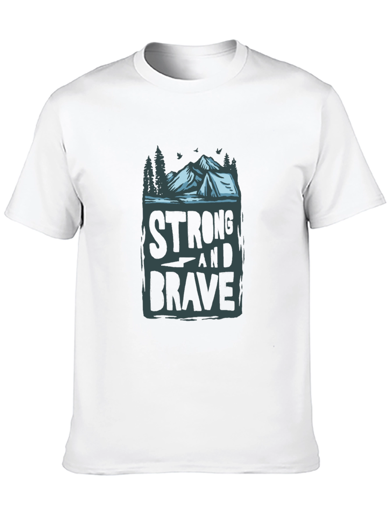 Strong & Brave Graphic Tee - Adventure Ready!