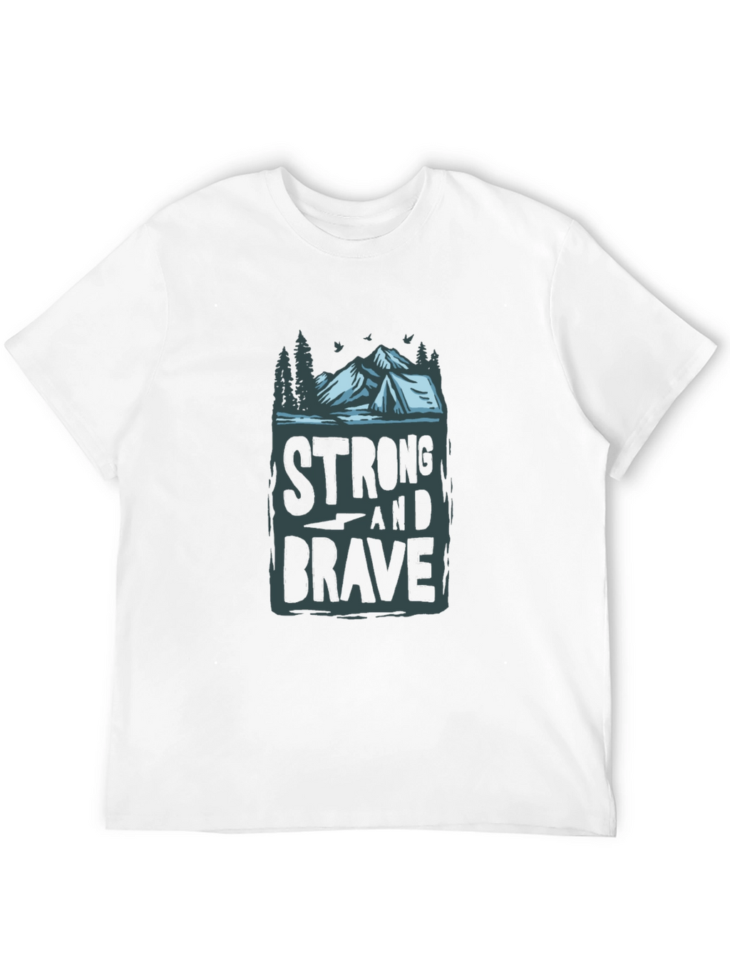 Strong & Brave Graphic Tee - Adventure Ready!