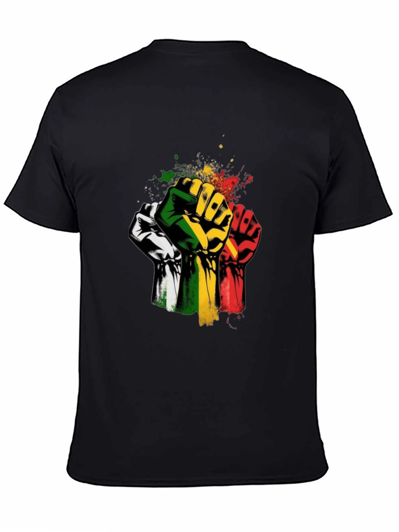 Empowered Fist Graphic T-Shirt - Black