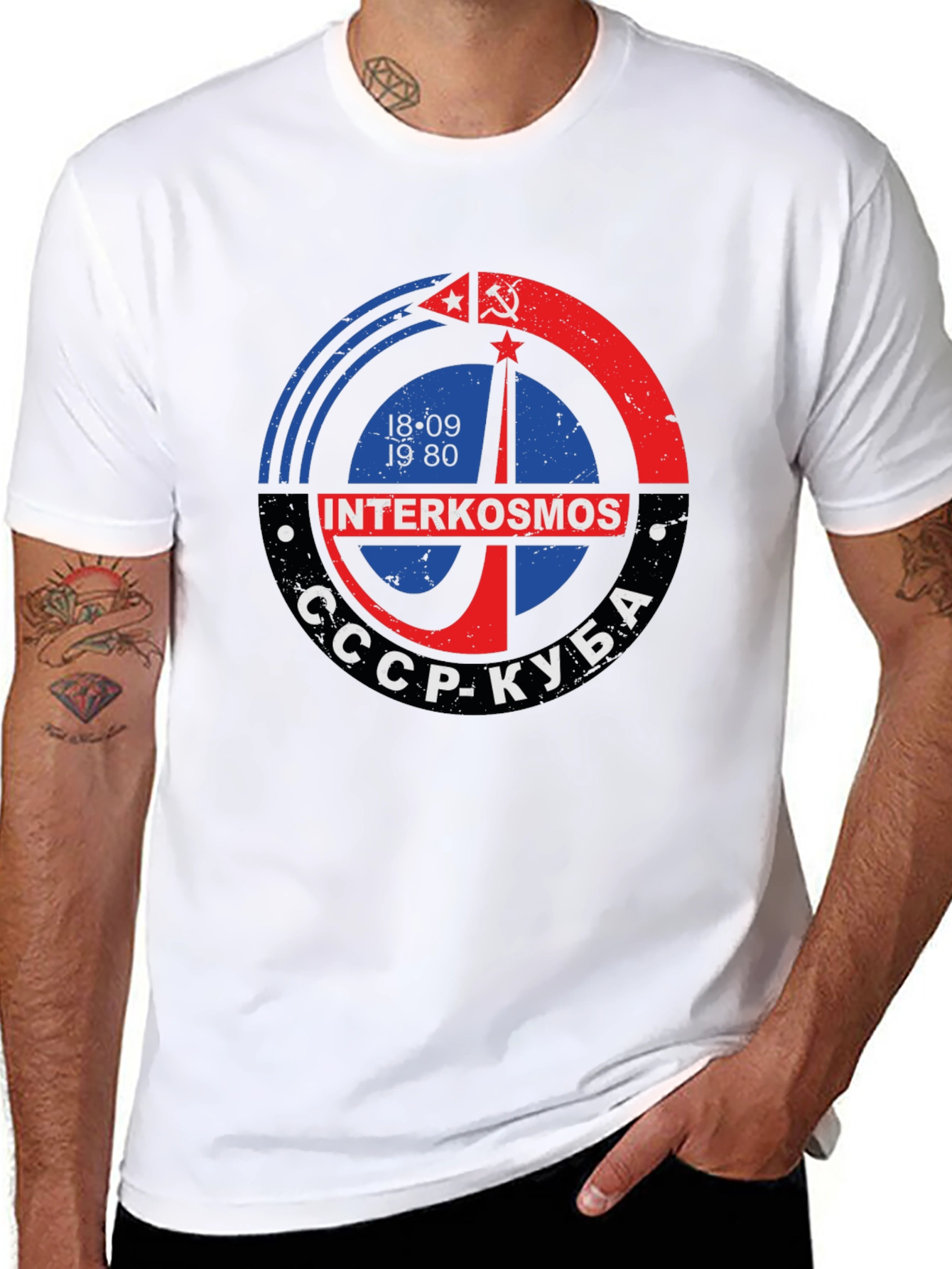 Interkosmos CCCP Kuba T-Shirt Space Program