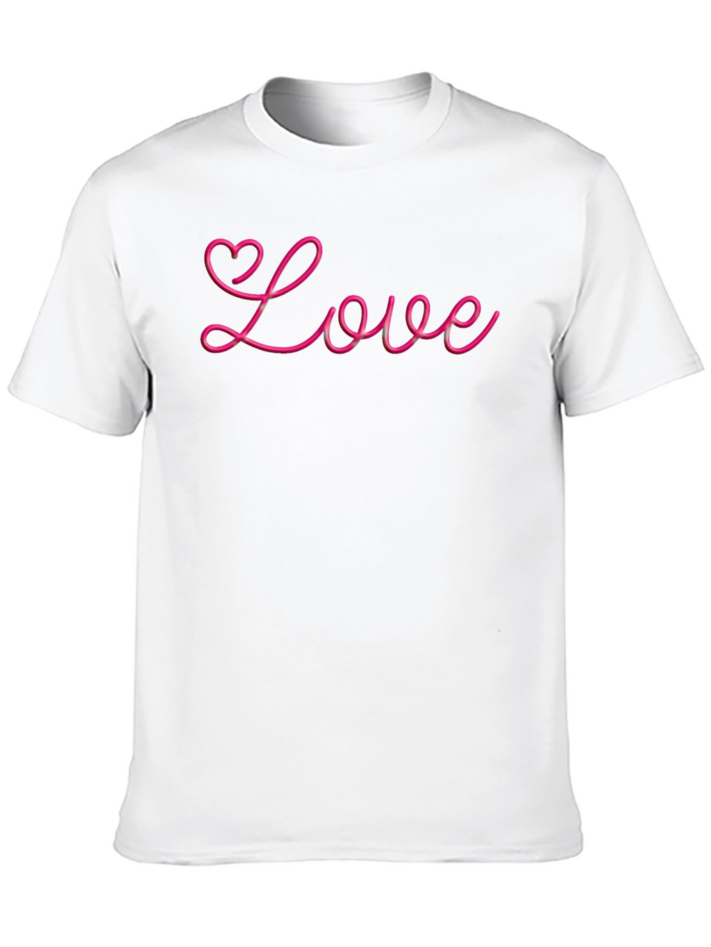 Love Heart Graphic Tee - Stylish Black T-Shirt