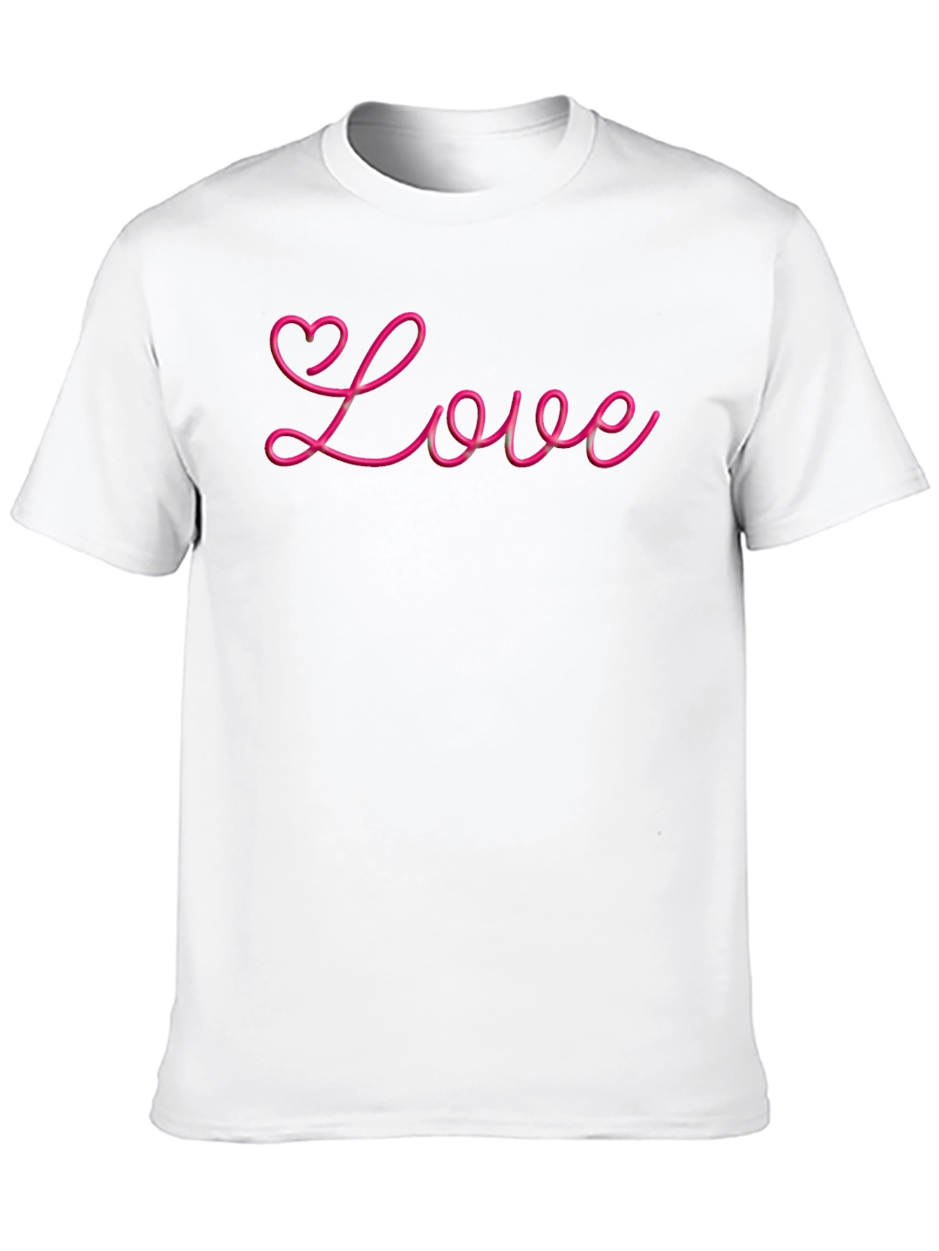 Love Heart Graphic Tee - Stylish Black T-Shirt